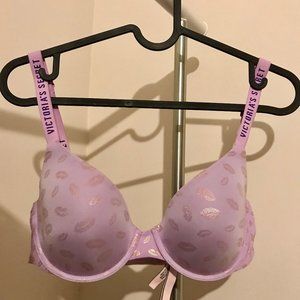 Victoria's Secret t-shirt bra purple lilac